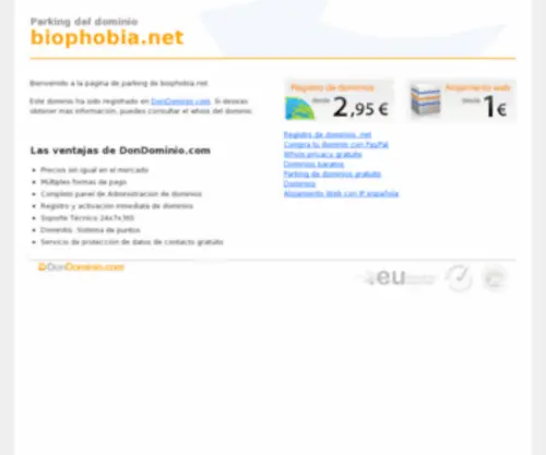 Biophobia.net(Biophobia) Screenshot