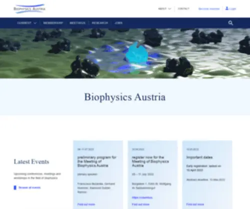 Biophysics-Austria.at(Biophysics Austria) Screenshot