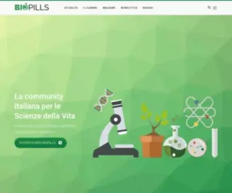 Biopills.net(Il vostro portale scientifico) Screenshot