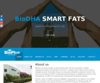 Bioplus.in(Manufacturing & Research Driven Company) Screenshot