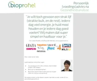 Bioprofiel.nl(Persoonlijk (voedings)advies na) Screenshot