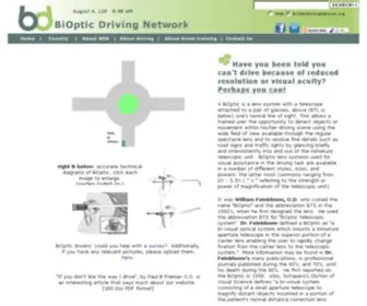 BioptiCDriving.org(BiOptic Driving Network) Screenshot