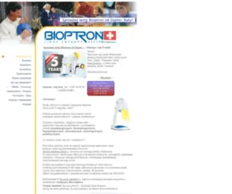 Bioptron-Zepter.com.pl(Oficjalna Promocja Lamp Bioptron od Zeptera w całej Polsce) Screenshot