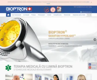 Bioptron.ro(Website oficial) Screenshot