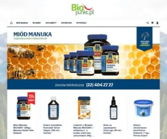 Biopunkt.pl(Miód Manuka z Nowej Zelandii) Screenshot