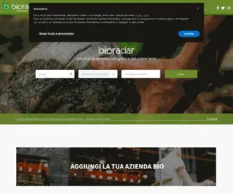 Bioradar.net(Il Primo Magazine dedicato al Green) Screenshot