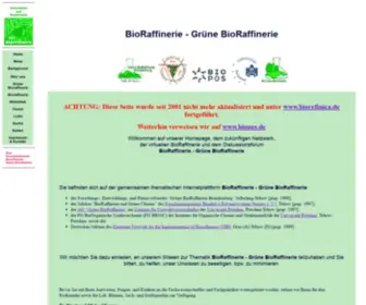 Bioraffinerie.de(Grüne Bioraffinerie) Screenshot