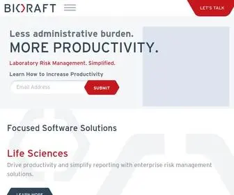 Bioraft.com(Scishield (formerly bioraft) offers software) Screenshot