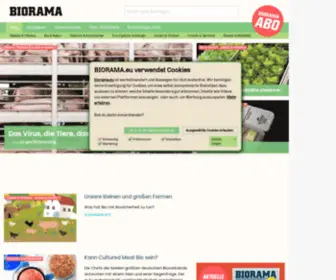 Biorama.at(Magazin für nachhaltigen Lebensstil) Screenshot