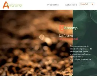 Biorcamp.com(Planta de producción de fertilizantes orgánicos) Screenshot