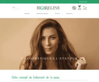 Bioreline.com(Cosmetique Bio Professionnel) Screenshot