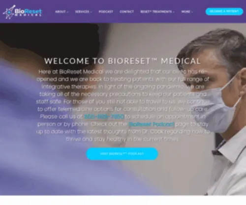 Bioreset.com(Integrative Medicine Treatment) Screenshot