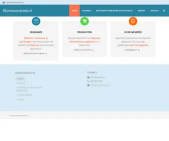 Bioresonantie.nl(Bioresonantie) Screenshot