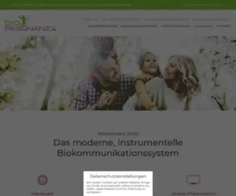 Bioresonanz-3000.de(Mit Bioresonanz 3000 in die Zukunft der Informationsmedizin) Screenshot