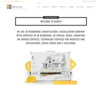 Biorev.com(3D Rendering Studio and Architectural Visualization Company) Screenshot