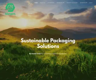 Biorgani.tech(Plant-based packaging) Screenshot