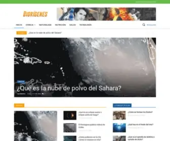 Biorigenes.com(Biorígenes Blog de ciencia) Screenshot