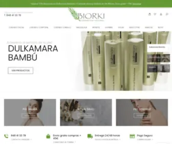 Biorki.com(Tienda online de cosmética natural y ecológica) Screenshot