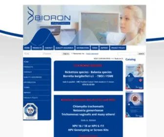 Bioron.de(The Diagnostic Company) Screenshot