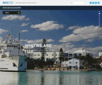 Bios.edu(Bermuda Institute of Ocean Sciences) Screenshot
