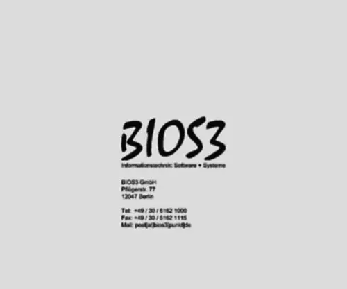 Bios3.de(BIOS3 GmbH) Screenshot