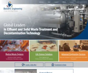 Biosafeeng.com(Medical Waste Systems) Screenshot