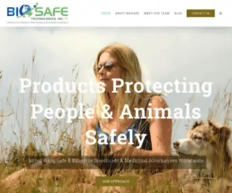 Biosafetech.com(Natureza, Inc) Screenshot