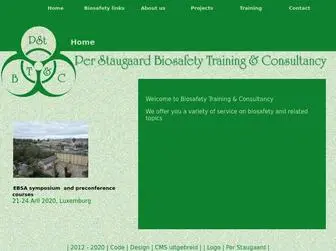 Biosafety.biz(Per Staugaard Biosafety Training & Consultancy) Screenshot