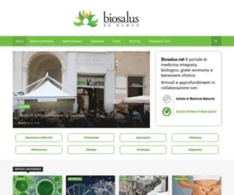 Biosalus.net(Il nuovo portale su medicina olistica) Screenshot