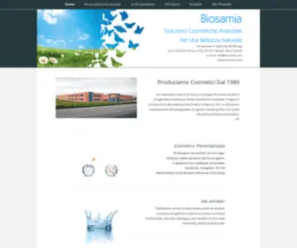 Biosamia.com(Biosamia Cosmetics) Screenshot