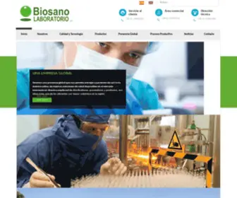 Biosano.cl(BIOSANO Laboratorio) Screenshot