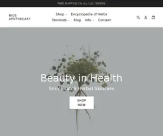 Biosapothecary.com(Beauty in Health) Screenshot