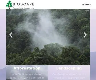 Bioscape.co.in(Recreating Ecosystems) Screenshot
