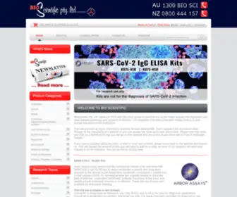 Biosci.com.au(Australia's & NZ Pathology) Screenshot