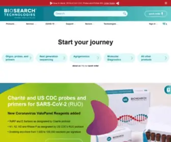 Biosearchtech.com(Biosearch Technologies) Screenshot