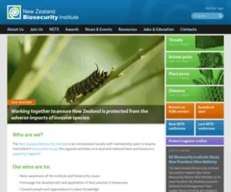 Biosecurity.org.nz(New Zealand Biosecurity Institute) Screenshot