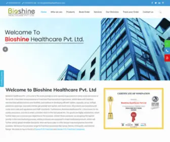 Bioshinehealthcare.com(Bioshine Healthcare) Screenshot