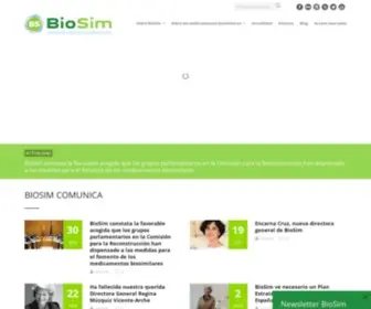 Biosim.es(Asociación Española de Medicamentos Biosimilares) Screenshot