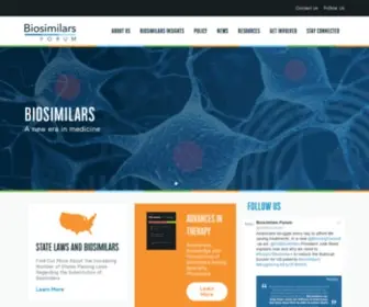 Biosimilarsforum.org(Biosimilars Forum) Screenshot