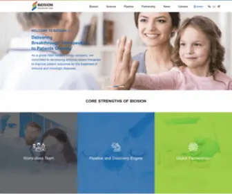 Biosion.com(Biosion: Home) Screenshot