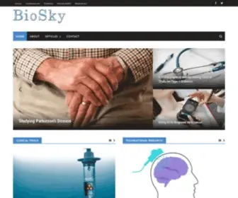 Biosky.co(Medical and health research news and analysis) Screenshot