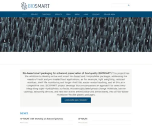 Biosmart-Project.eu(Biosmart) Screenshot