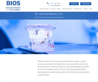 Biosny.com(Oral Surgery & Surgeon in NYC) Screenshot