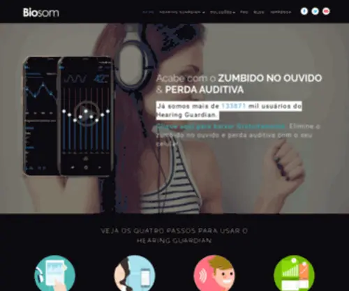 Biosom.com.br(Zumbido) Screenshot