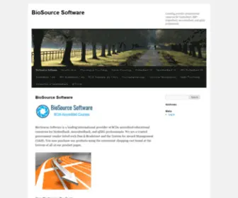 Biosourcesoftware.com(Biosource Software) Screenshot