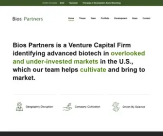 Biospartners.com(Bios Partners) Screenshot