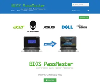 Biospassmaster.com(BIOS Master Passwords) Screenshot