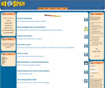 Biospazio.it(Sito di medicina naturale) Screenshot