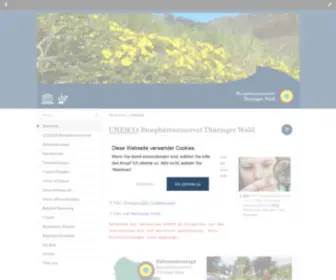 Biosphaerenreservat-Thueringerwald.de(Modellregion für nachhaltige Entwicklung) Screenshot