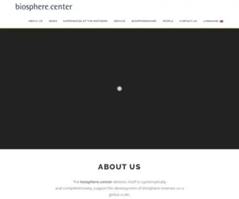 Biosphere.center(A partnership between Succow Foundation & University) Screenshot